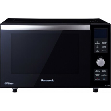 Мікрохвильова піч Panasonic, 23л, 1000Вт, гриль, дисплей, чорний NN-DF383BZPE