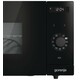 Мікрохвильова піч Gorenje Simplicity, 23л, хутро. кер., 900Вт, гриль, дисплей, чорний (MO235SYB)