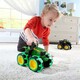 Игрушечный трактор John Deere Kids Monster Treads с большими светящимися колесами (46434)