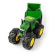 Іграшковий трактор John Deere Kids Monster Treads з причепом та великими колесами (47353)