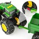 Іграшковий трактор John Deere Kids Monster Treads з причепом та великими колесами (47353)