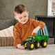 Іграшковий трактор John Deere Kids Monster Treads з причепом та великими колесами (47353)