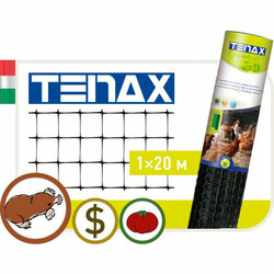 Сетка полимерная TENAX "Защита от кротов" черная (1х20м)