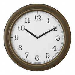 Часы настенные TFA "OUTDOOR", металл, латунь, 387x52x387 мм (60306653)