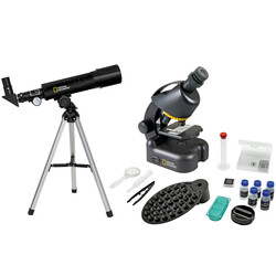 Микроскоп National Geographic Junior 40x-640x + Телескоп 50/360 (с кейсом) (9118200)