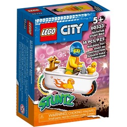 Конструктор LEGO City Stuntz Каскадерский мотоцикл для игры в ванной (60333)