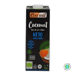 Органическое растительное молоко из кокоса без сахара КЕТО 1л (8428532193243)