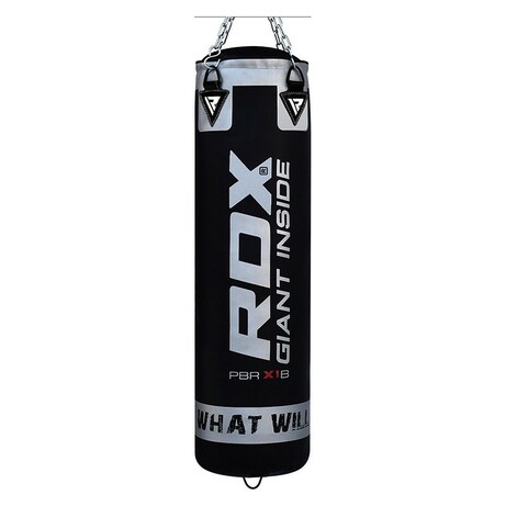 Боксерський мішок RDX Leather Black 1.2 м, 40-50 кг (30104)