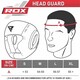 Боксерский шлем с защитой подбородка RDX WB M (10514)