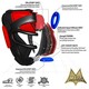 Боксерский шлем тренировочный RDX Guard XL (10502)