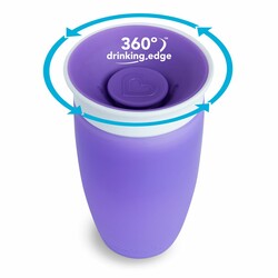 Чашка-непроливайка Munchkin Miracle 360° фиолетовый, 296 мл (5019090120968)