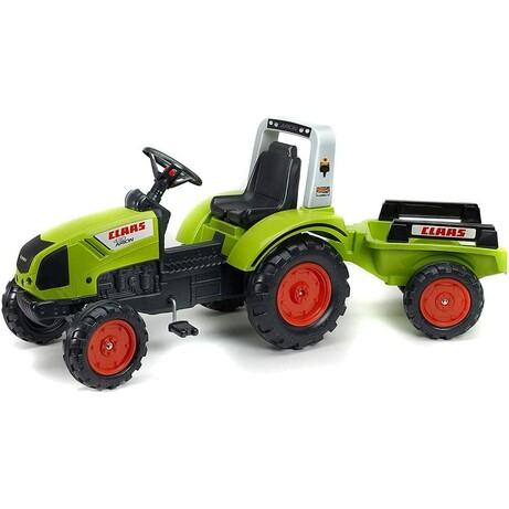 Детский трактор на педалях с прицепом Falk 1040AB (цвет – зеленый) (1040AB)
