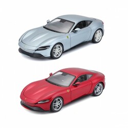 Автомодель - Ferrari Roma  (ассорти серый металлик, красный металлик, 1:24) (18-26029)