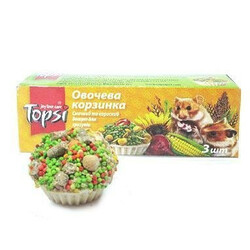 Topsi. Десерт для грызунов Овощная корзинка 3*15г/уп(4820122208605)