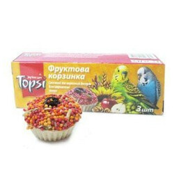 Topsi. Десерт для волнист попугаев Фруктовая корзинка 3*15г/уп (4820122208582)
