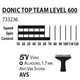 Ракетка для пінг-понгу Donic Top Teams 600 (733236)