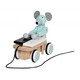 Іграшкова мишка Pull Along з ксилофоном -дерев'яна іграшка, Bass&Bass (B83803)