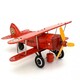 Червоний літак 20 см з ключем - Вінтажна іграшка - колекційний подарунок, Bass&Bass (B85456)