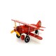Красный самолет 20 см с ключом - Винтажная игрушка - коллекционный подарок, Bass&Bass (B85456)