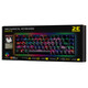 Клавіатура 2E Gaming KG370 RGB 68key Gateron Brown Switch USB Black Ukr (2E-KG370UBK-BR)
