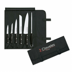Набор ножей из 6 предметов 3 Claveles Uniblock (01704)