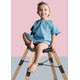 Детский стульчик для кормления 3в1 BabyGO Carou 360°, серый (5751)