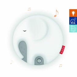 Слоненя ZAZU ЕММІ Нічник з “дихаючим світлом” і мелодіями (ZA-EMMY-01)