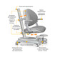 Дитяче крісло Mealux Ortoback Plus (00079819)