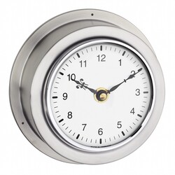Часы настенные TFA "Maritim", нерж. сталь, d=140x56 мм (60301454)