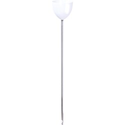 Кашпо для квітів SkyPot, пластик, 16", на ніжці, яскраво-білий (45619)