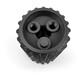 Ролик для фитнеса Adidas Foam Ab Roller черный Уни 44 x 12,8 x 12,8 см (ADAC-11405)