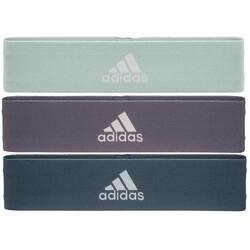 Набор эспандеров Adidas Resistance Band Set (L, M, H) зеленый, фиолетовый, синий Уни 70х7,6х0,5 см