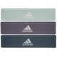 Набор эспандеров Adidas Resistance Band Set (L, M, H) зеленый, фиолетовый, синий Уни 70х7,6х0,5 см