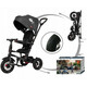 Велосипед складаний триколісний дитячий Qplay Rito Rubber (00079856)