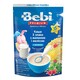 Молочная каша Bebi Premium «3 злака с малиной и мелиссой, обогащенная пребиотиками», 6 мес+ 200 г.