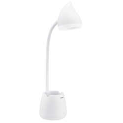 Лампа настольная Philips LED Reading Desk lamp Hat, белая (929003241007)