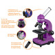 Микроскоп Bresser Biolux SEL 40x-1600x Purple с адаптером для смартфона (8855600TJ5000)