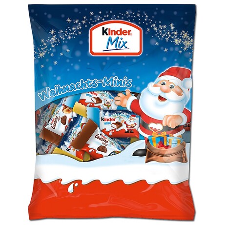 Набор новогодний Kinder Mix Beutel WeihnachtsMinis, 153 г (8000500391266)