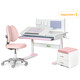 Комплект (L) ErgoKids TH-325 Pink (парта + кресло + тумба)