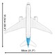 Конструктор COBI Боинг 787 Дримлайнер масштаб 1:110, 836 детали (COBI-26603)