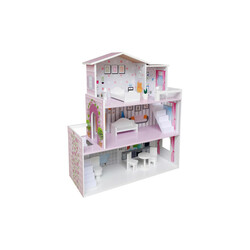 Дерев'яний іграшковий будиночок FreeON рожевий (47290)