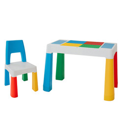 Детский многофункциональный столик "Колор Блу 5 в 1" и стул (2035005)