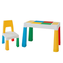 Детский многофункциональный столик "Колор Йеллоу 5 в 1" и стул (2035007)