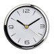Часы настольные TFA "CAMINO", полированный алюминий, серебристый, 94x94x61 мм (60103655)