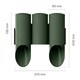 Газонна огорожа Cellfast MAXI, 3 елементи, 2.1м, зелений (34-012)