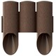 Газонна огорожа Cellfast MAXI, 3 елементи, 2.1м, коричневий (34-011)