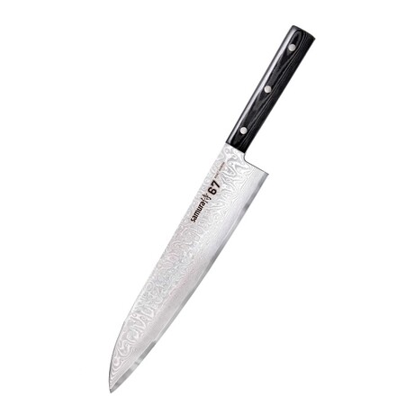 Нож кухонный Гранд Шеф, 240 мм, Samura "67 Damascus" (SD67-0087M)