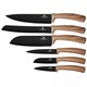 Набір ножів з 6 предметів Berlinger Haus Ebony Maple Collection (BH-2286)