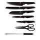 Набір ножів із 8 предметів Berlinger Haus Black Silver Collection (BH-2693)