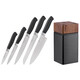 Набір ножів ARDESTO Black Mars 6 ін., нержавіюча сталь, дерев'яний блок (AR2020SW)